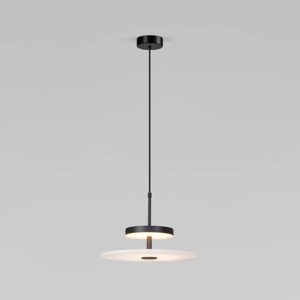 Светодиодный подвесной светильник с мраморным рассеивателем 40342 LED черный