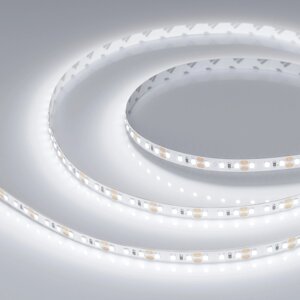 Светодиодная лента RT-A120-8mm 12V White6000 (9.6 W/m, IP20, 2835, 5m) (Arlight, Открытый)