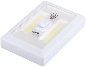 Светодиодный светильник с переключателем 1LED 3W (3*AAA в комплект не входят), 115*75*35мм, белый, FN1208