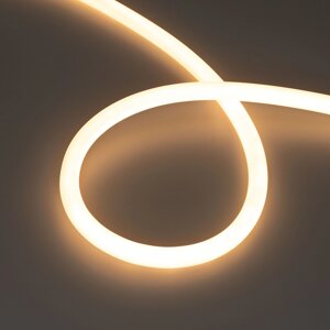 Светодиодная лента герметичная MOONLIGHT-TOP-S-M560-D13mm 48V Warm2700 (13 W/m, IP65, 10m, wire x1, трос) (Arli