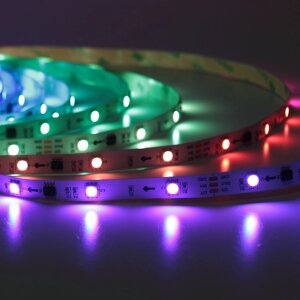 Светодиодная лента LUX class, 5050, 30 led/m, A33, RGB-SPI (WS2811A), 12V, IP33 DELCI