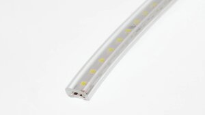 Светодиодная лента, 220V, 2835 120 led, warm white, 120B, IP65 DELCI