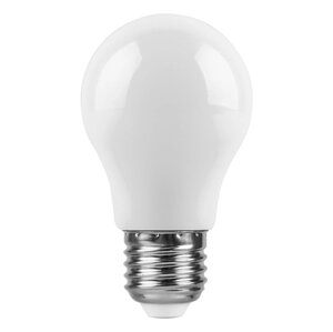 Лампа светодиодная LB-375, A50 (шар), 3W 230V E27 (RGB), рассеиватель матовый, 220°, 91*50 мм