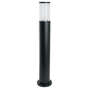 Светильник садово-парковый, «Торонто», DH0905 60W, E27, 230V, IP54, цвет черный, цилиндр, столб, 108*108*800мм
