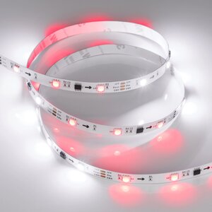 Светодиодная лента SPI-B30-10mm 12V RGB-PX3 (7.2W/m, IP20, 5060, 5m) (Arlight, бегущий огонь) в Москве от компании ФЕРОСВЕТ  ( FEROSVET)