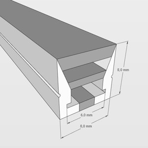 Cиликоновая оболочка T0808 S26 (8*8mm, pcb 5mm) в Москве от компании ФЕРОСВЕТ  ( FEROSVET)