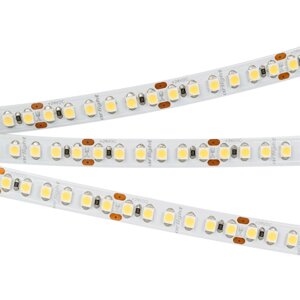 Светодиодная лента RT-A180-8mm 24V Warm3000 (14.4 W/m, IP20, 3528, 5m) (Arlight, Открытый)