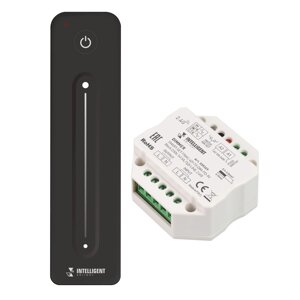 INTELLIGENT ARLIGHT Диммер SMART-SET-TRIAC-601-72-DIM-PD-IN Black (230V, 1x1.5A, ПДУ LINE, 2.4G) (IARL, IP20 Пластик, 5 в Москве от компании ФЕРОСВЕТ  ( FEROSVET)