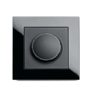 Выключатель диммирующий, 250В, 500W, серия Катрин, черный