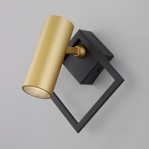Настенный светодиодный светильник в стиле минимализм 20091/1 LED черный / золото в Москве от компании ФЕРОСВЕТ