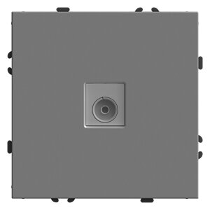 Розетка STEKKER RST00-5108-10 (750 Hz, срок службы 25 лет) на 1 гнездо, -, -. Материал: поликарбонат, латунь, сталь,