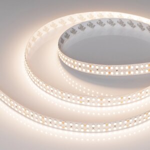 Светодиодная лента RT-A320-15mm 24V Warm3500 (24 W/m, IP20, 2835, 5m) (Arlight, высок. эфф. 150 лм/Вт)