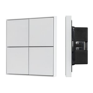 INTELLIGENT ARLIGHT Кнопочная панель KNX-304-23-IN White (BUS, Frame) (IARL, IP20 Металл, 2 года) в Москве от компании ФЕРОСВЕТ