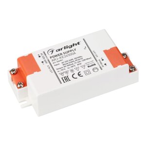 Блок питания ARJ-KE24500A (12W, 500mA, PFC) (Arlight, IP20 Пластик, 5 лет)