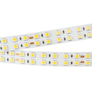 Светодиодная лента RT 2-5000 24V Warm3000 2x2 (5060, 720 LED, LUX) (Arlight, 34.4 Вт/м, IP20)