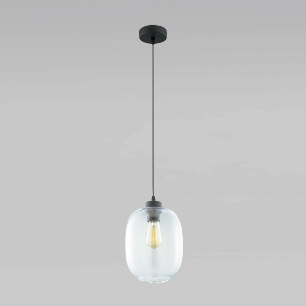 Подвесной светильник со стеклянным плафоном 3180 Elio от компании ФЕРОСВЕТ - фото 1