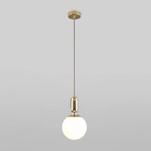 Подвесной светильник со стеклянным плафоном 50197/1 золото