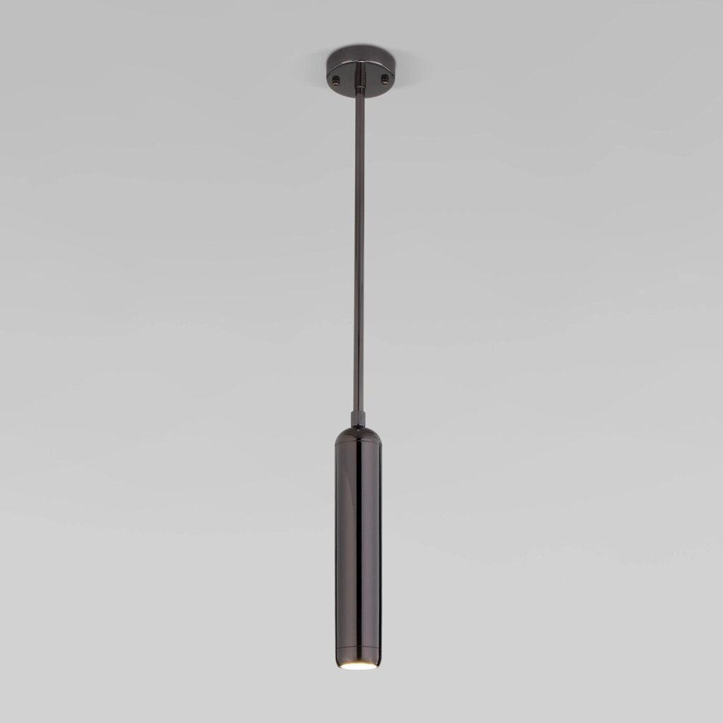 Подвесной светильник в стиле лофт 50255/1 черный жемчуг от компании ФЕРОСВЕТ - фото 1