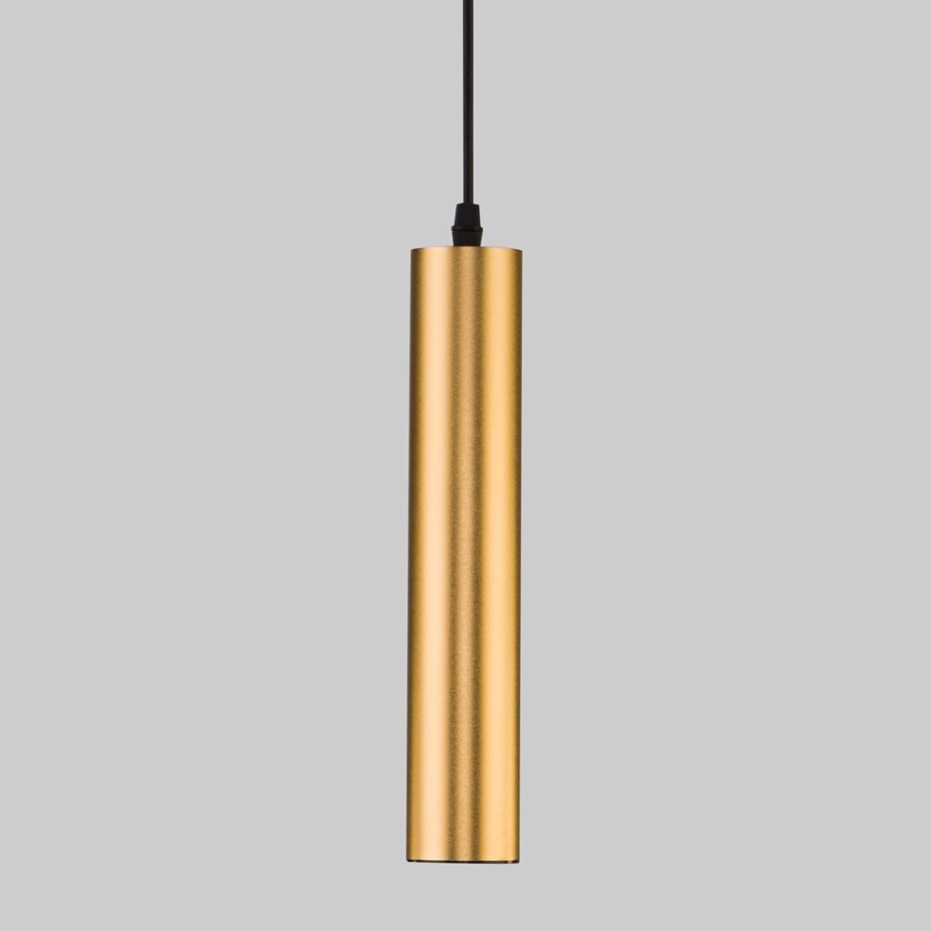 Подвесной светодиодный светильник 50161/1 LED золото от компании ФЕРОСВЕТ - фото 1