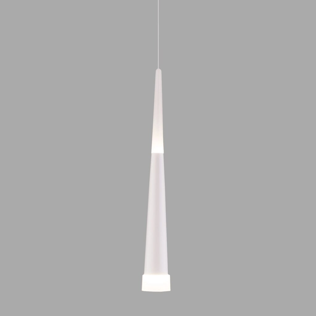 Подвесной светодиодный светильник белый матовый DLR038 7+1W 4200K белый матовый от компании ФЕРОСВЕТ - фото 1