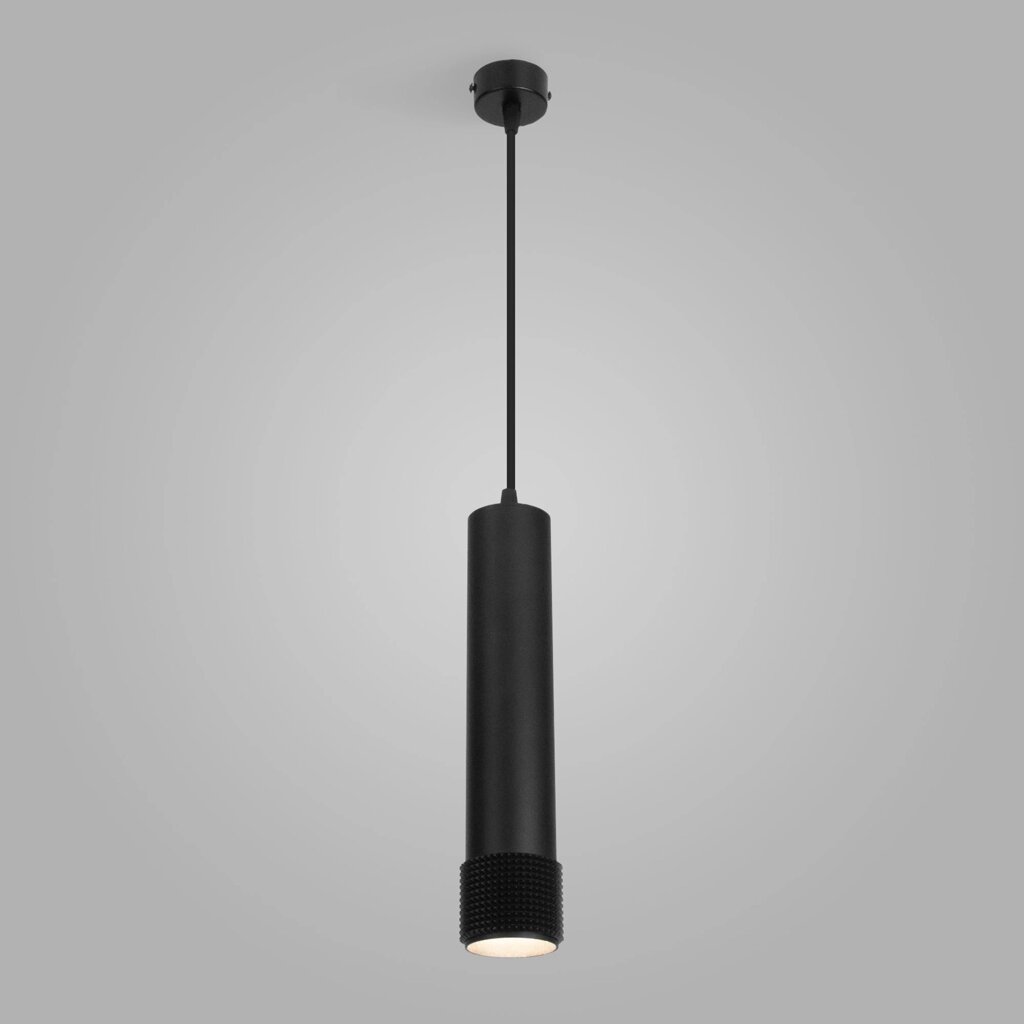 Подвесной светодиодный светильник черный DLN113 GU10 от компании ФЕРОСВЕТ - фото 1
