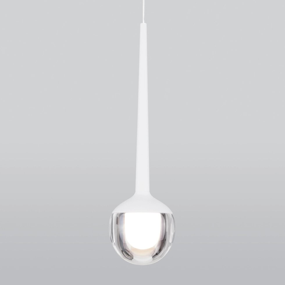Подвесной светодиодный светильник DLS028 6W 4200K белый от компании ФЕРОСВЕТ - фото 1