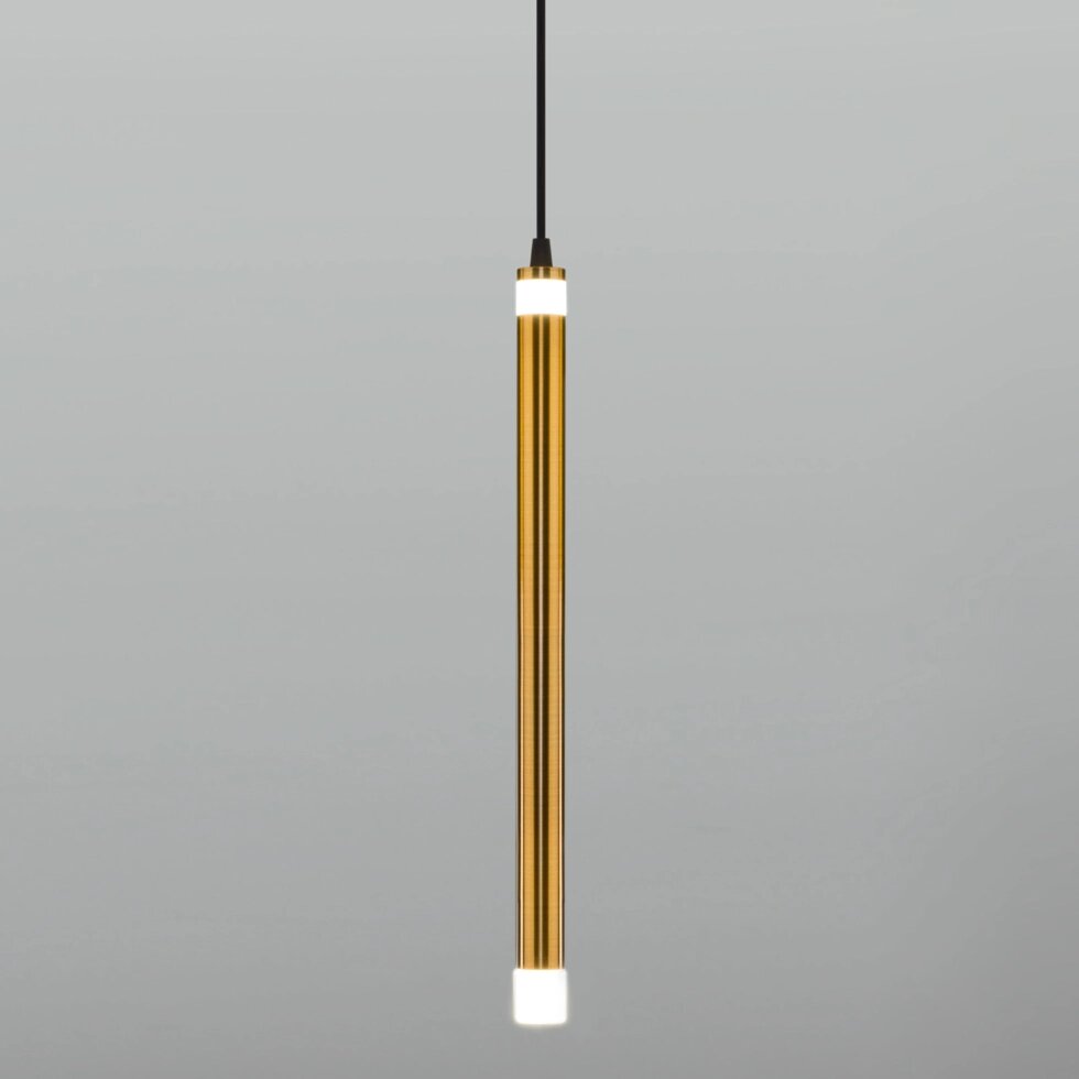 Подвесной светодиодный светильник в стиле лофт 50133/1 LED бронза от компании ФЕРОСВЕТ - фото 1