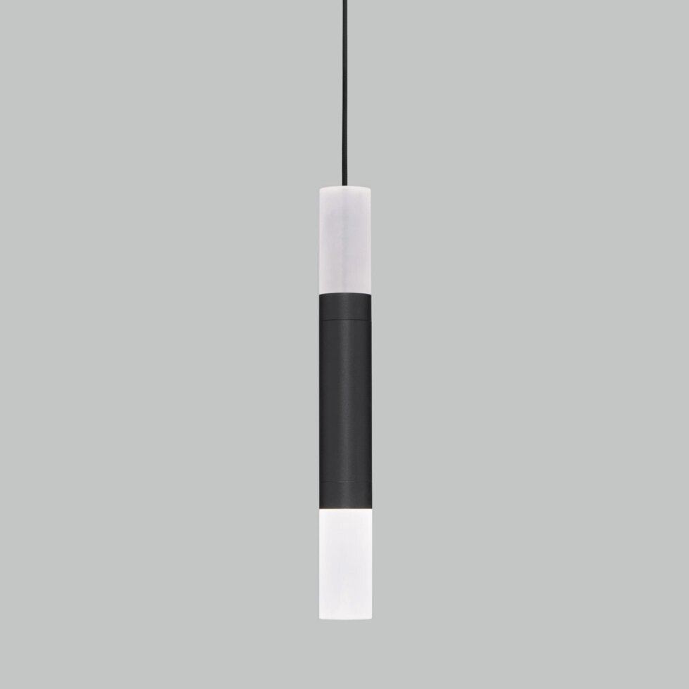 Подвесной светодиодный светильник в стиле лофт 50210/1 LED черный от компании ФЕРОСВЕТ - фото 1