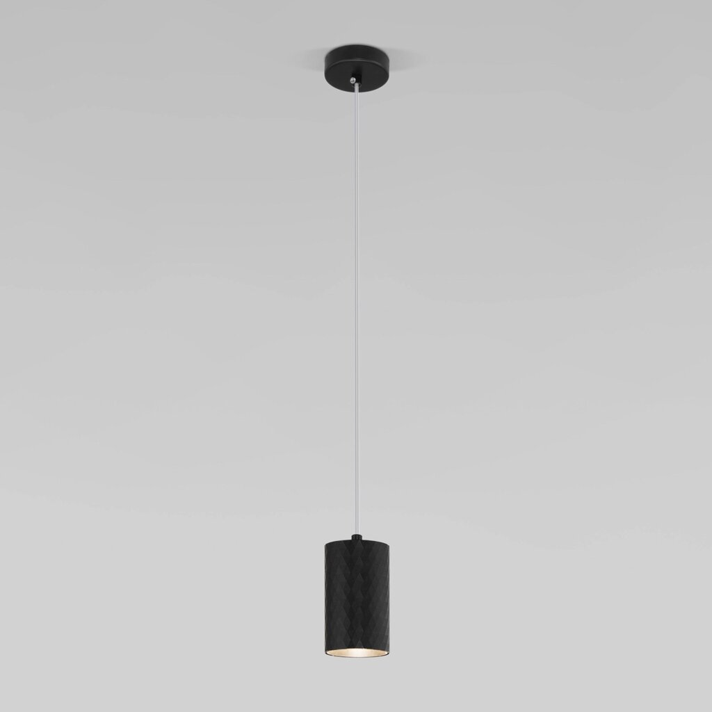 Подвесной светодиодный светильник в стиле лофт 50247/1 LED/ черный от компании ФЕРОСВЕТ - фото 1