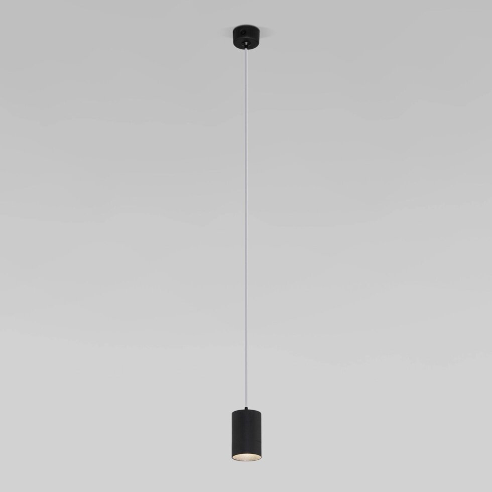 Подвесной светодиодный светильник в стиле лофт 50248/1 LED/ черный от компании ФЕРОСВЕТ - фото 1