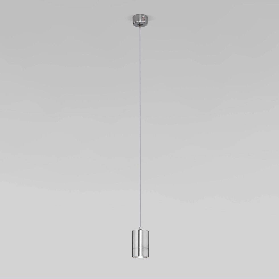 Подвесной светодиодный светильник в стиле лофт 50248/1 LED/ хром от компании ФЕРОСВЕТ - фото 1