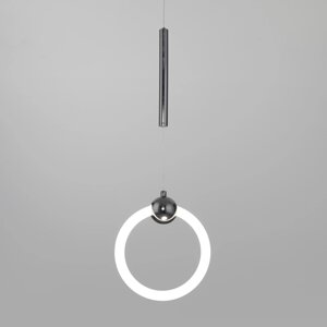 Подвесной светодиодный светильник в стиле минимализм 90165/1 черный жемчуг