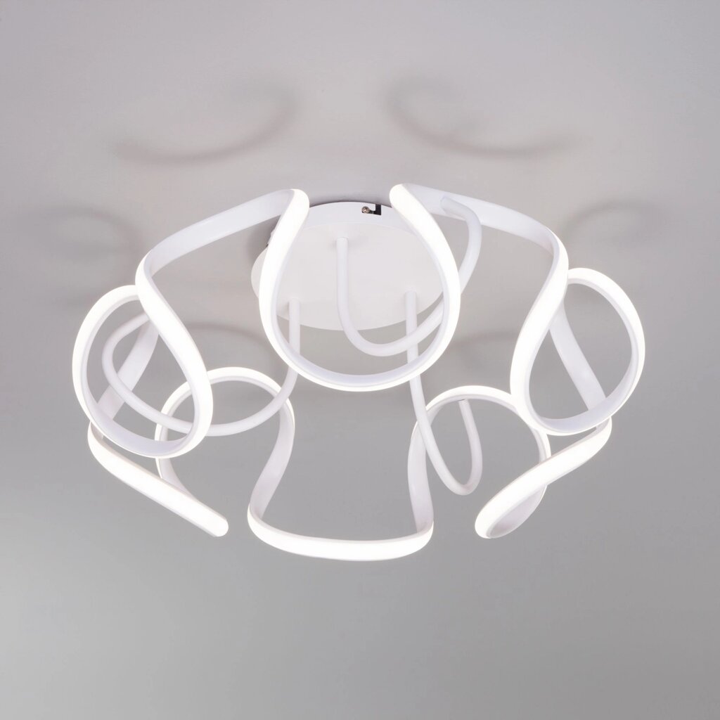 Потолочный светильник с пультом 90238/1 белый от компании ФЕРОСВЕТ - фото 1
