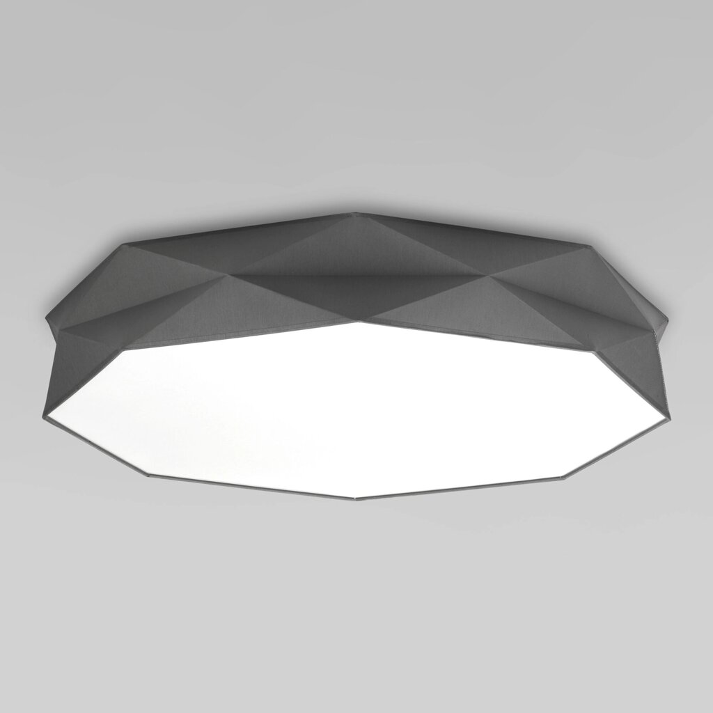 Потолочный светильник с тканевым абажуром 4223 Kantoor Graphite от компании ФЕРОСВЕТ - фото 1