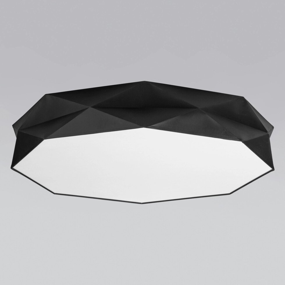 Потолочный светильник с тканевым абажуром 4227 Kantoor Black от компании ФЕРОСВЕТ - фото 1