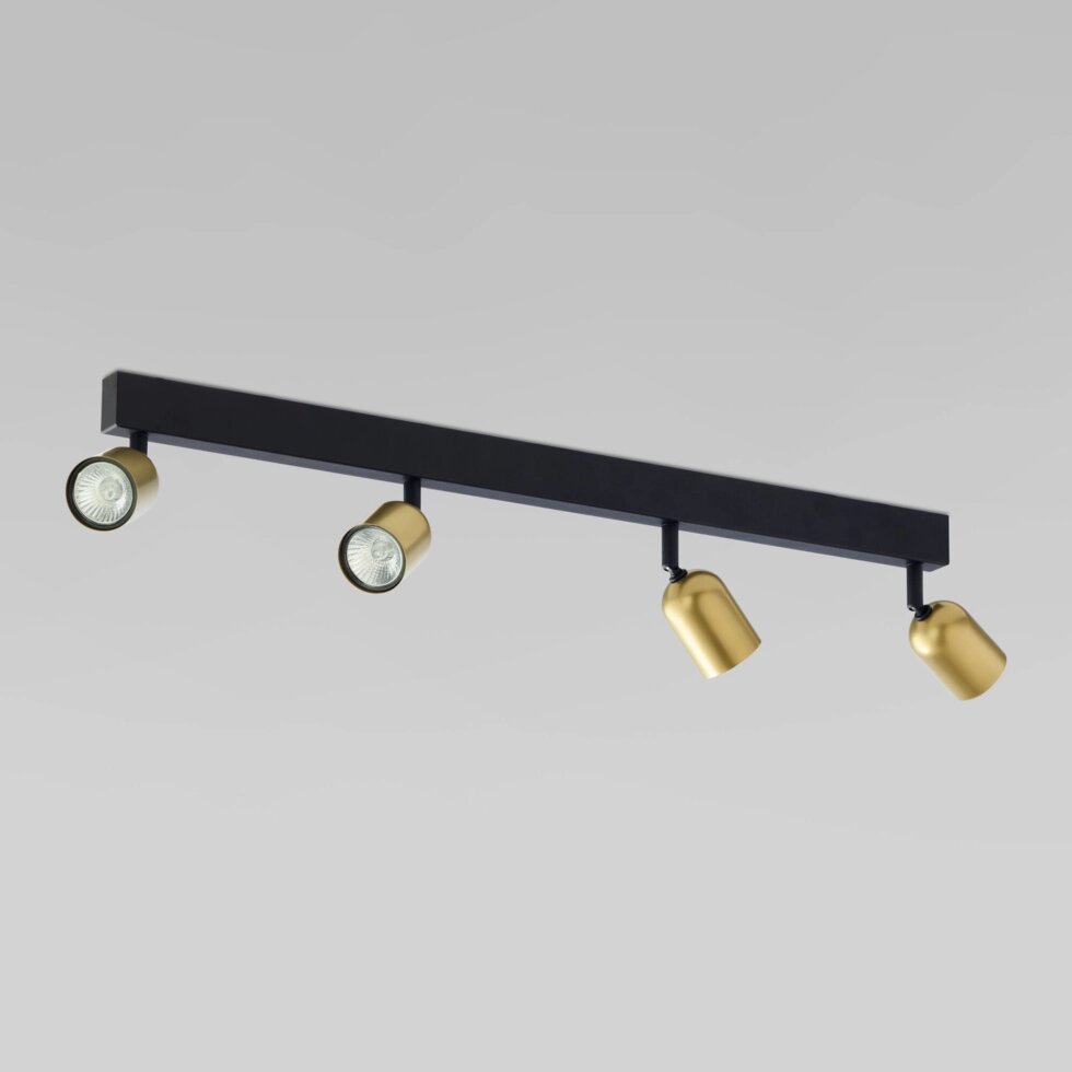 Потолочный светильник в стиле лофт 1021 Top Black Gold от компании ФЕРОСВЕТ - фото 1