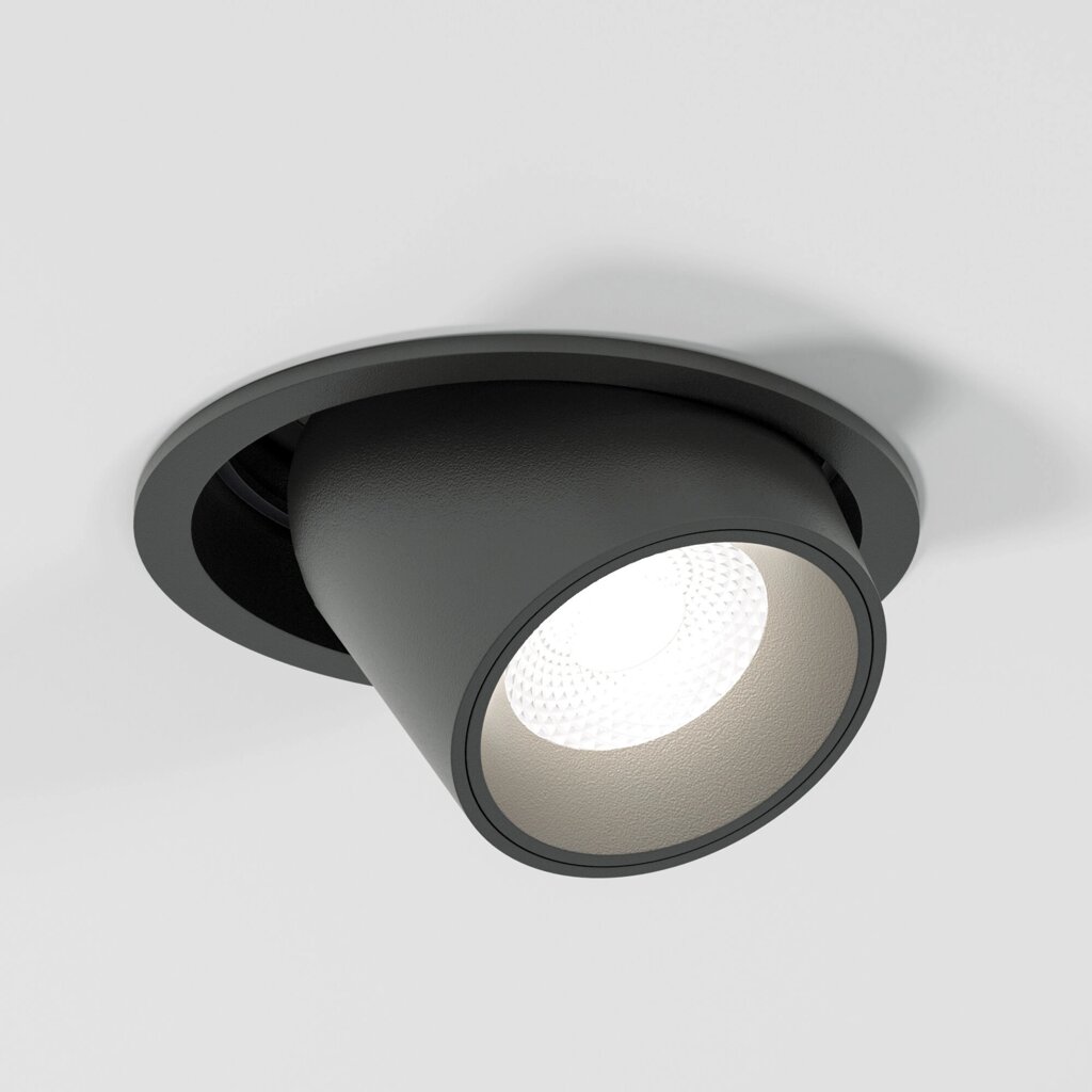 Потолочный светодиодный светильник Conner 8W 4000K чёрный 25086/LED от компании ФЕРОСВЕТ - фото 1