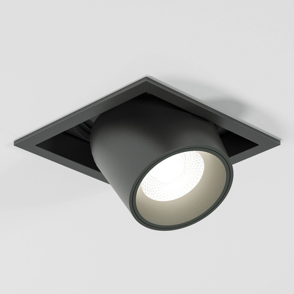 Потолочный светодиодный светильник Conner 8W 4000K чёрный 25087/LED от компании ФЕРОСВЕТ - фото 1