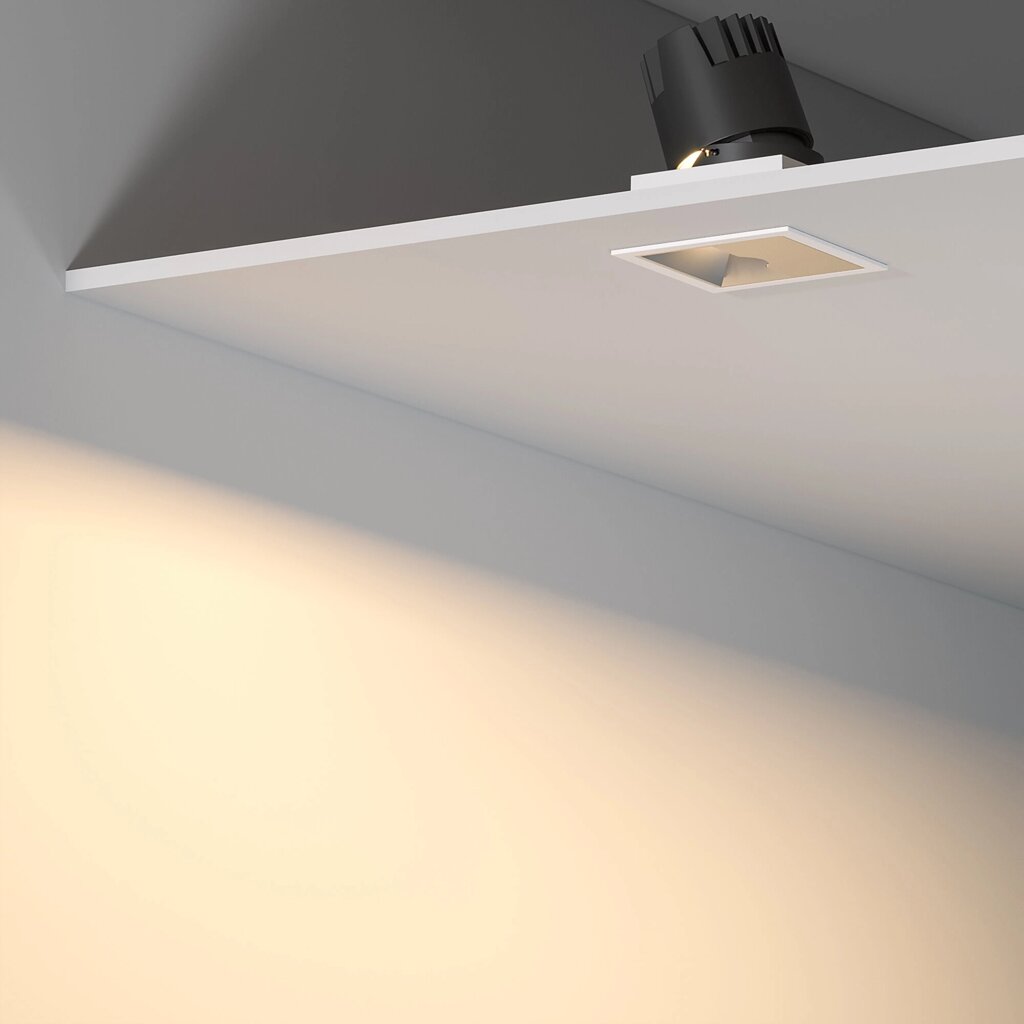 Потолочный светодиодный светильник Inline 10W 3000K белый/хром 25091/LED от компании ФЕРОСВЕТ - фото 1