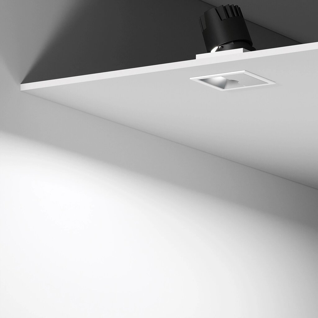 Потолочный светодиодный светильник Inline 10W 4000K белый/хром 25091/LED от компании ФЕРОСВЕТ - фото 1