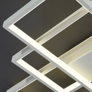 Потолочный светодиодный светильник в стиле минимализм 90177/3 белый