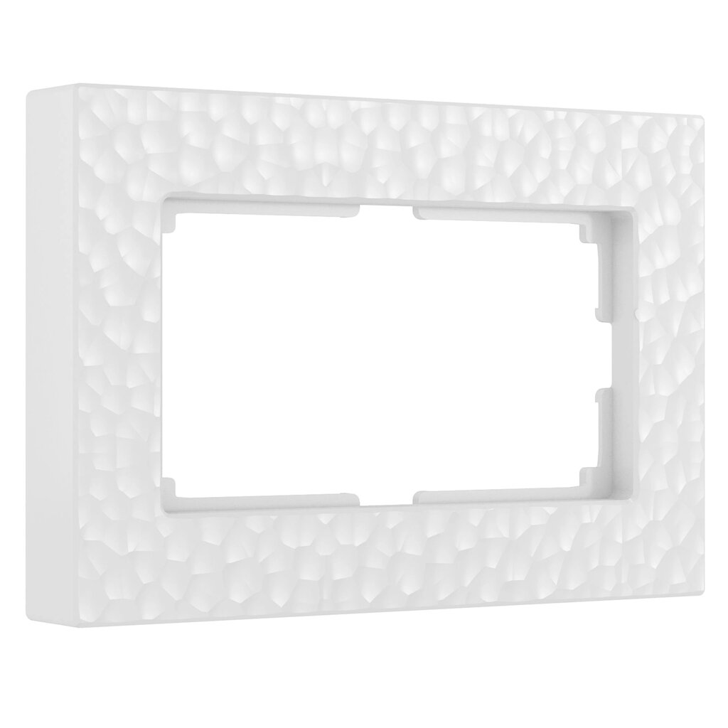 Рамка для двойной розетки (белый) W0082401 от компании ФЕРОСВЕТ - фото 1