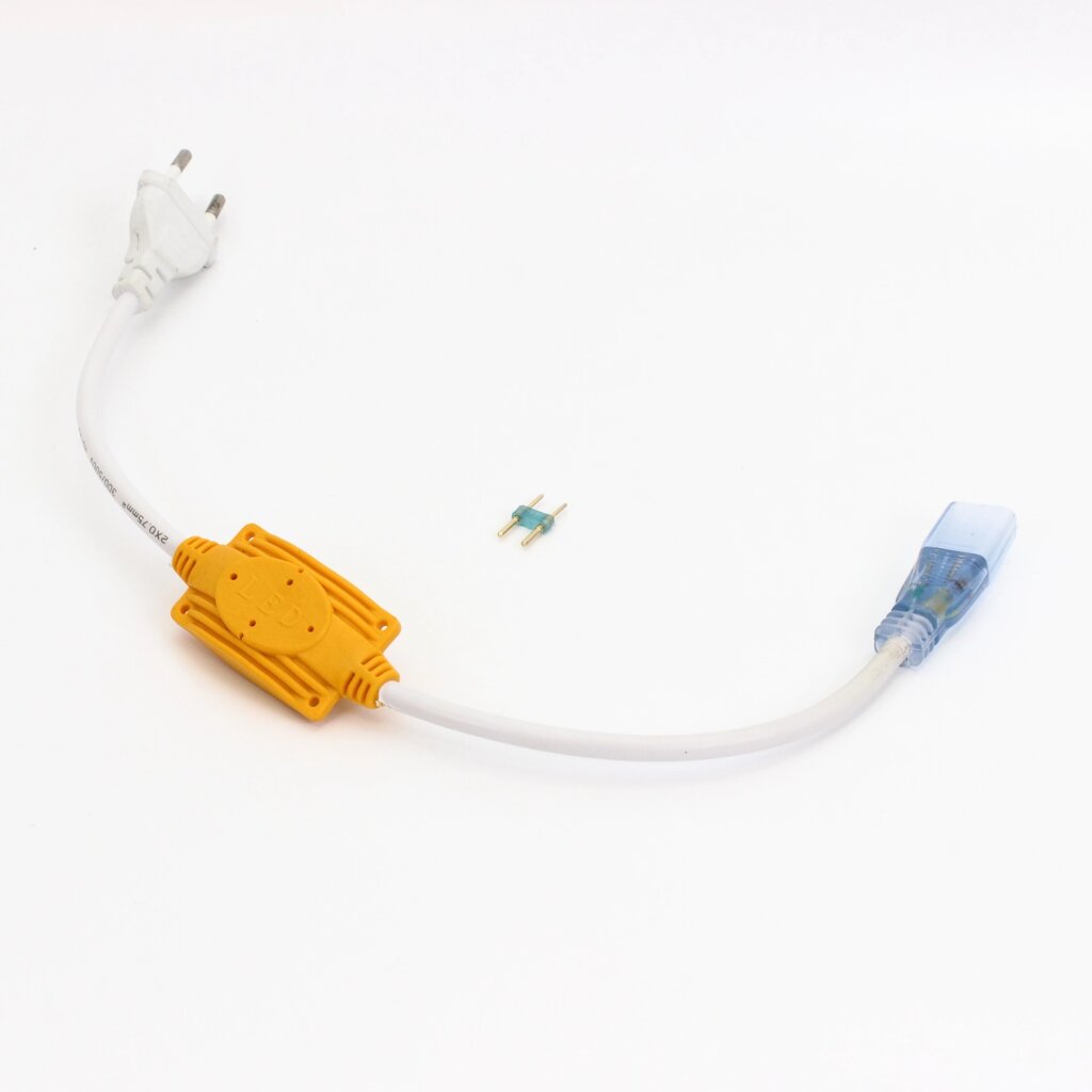 Сетевой шнур для светодиодного неона 0616 LN9 DELCI от компании ФЕРОСВЕТ - фото 1