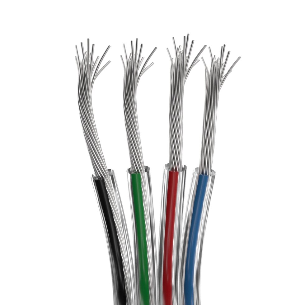 Шлейф питания ARL-20AWG-CLEAR-4Wire-CU (Arlight, -) от компании ФЕРОСВЕТ  ( FEROSVET) - фото 1