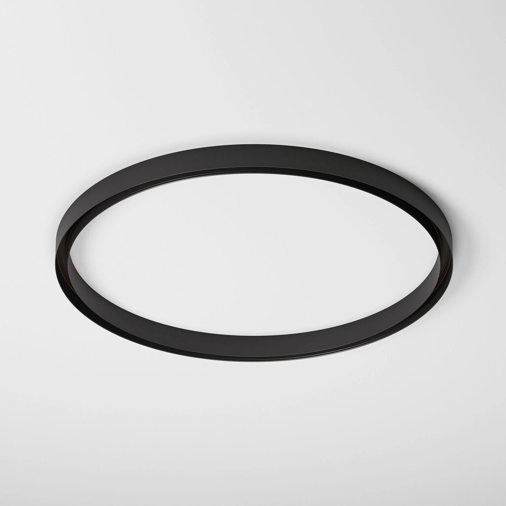 Slim Magnetic Накладной радиусный шинопровод черный  800мм 85160/00 от компании ФЕРОСВЕТ - фото 1