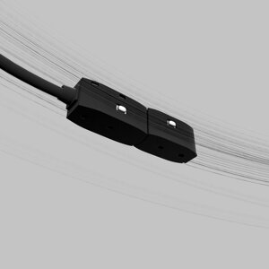 Slim Magnetic Ввод питания радиусного шинопровода черный 85162/00