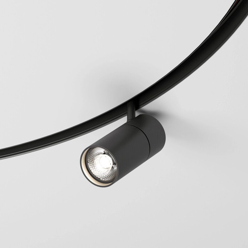 Slim Magnetic Трековый светильник для радиусного шинопровода 12W 4200K Comfi чёрный Ø 1200мм 85189/01 от компании ФЕРОСВЕТ - фото 1