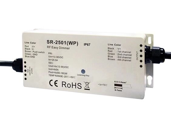 SR-2501NWP watperoof easy dimmer DELCI от компании ФЕРОСВЕТ  ( FEROSVET) - фото 1