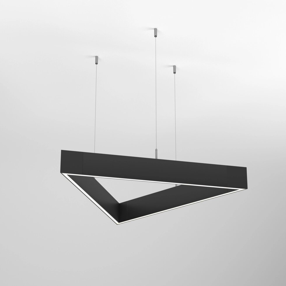 Светильник ALT-LINEAIR-TRIANGLE-FLAT-UPDOWN-DIM-1375-130W Day4000 (BK, 100 deg, 230V) (Arlight, IP20 Металл, 3 года) от компании ФЕРОСВЕТ - фото 1