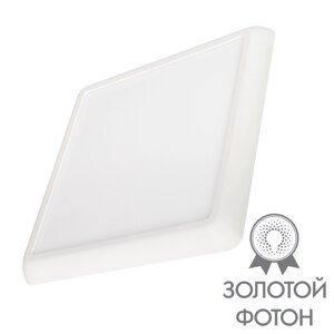 Светильник CL-FIOKK-S300x300-25W day4000-MIX (WH, 120 deg, 230V) (arlight, IP44 пластик, 3 года)